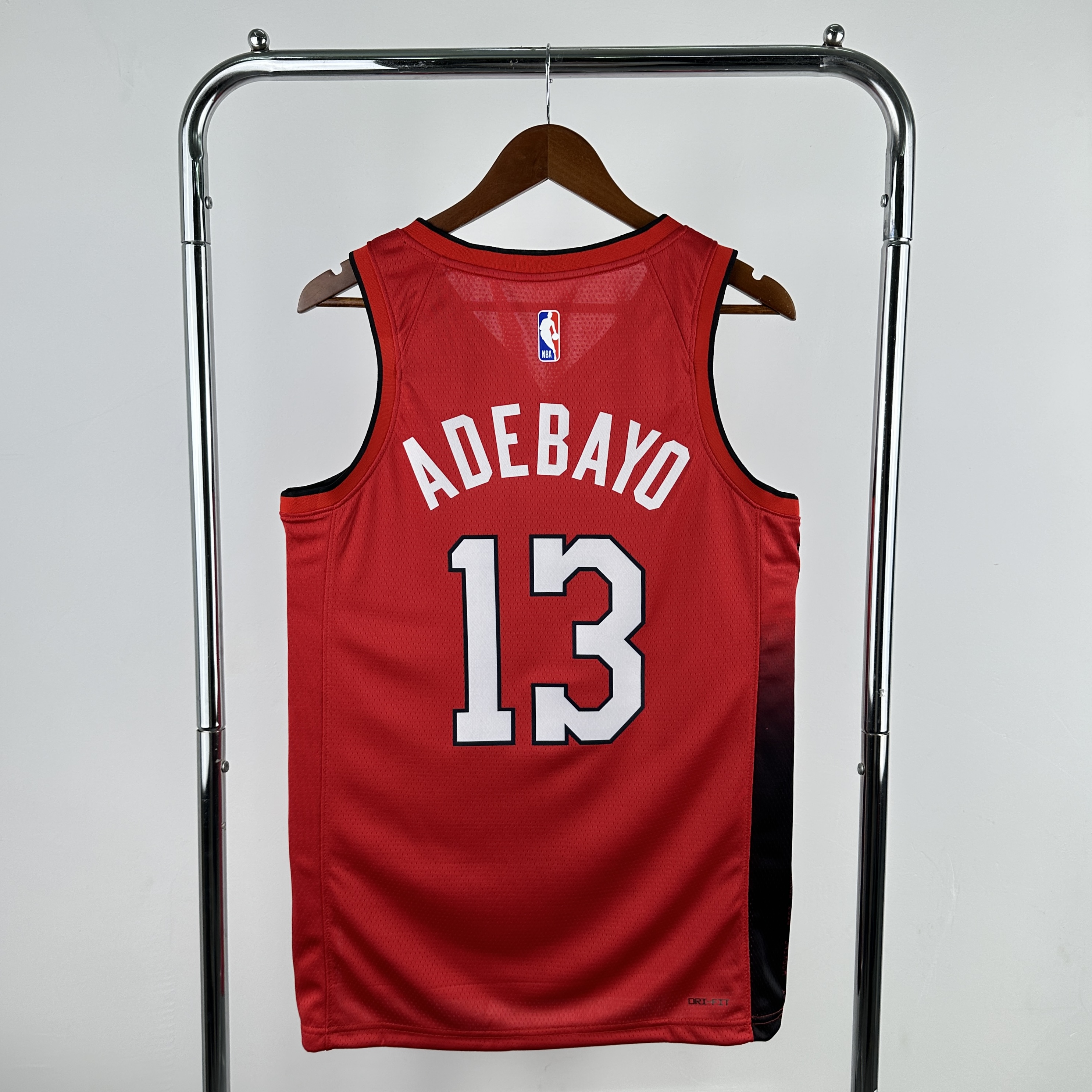 Men Miami Heat #13 Adebayo Red City Edition Season Nike 2025 NBA Jersey->miami heat->NBA Jersey